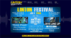 Desktop Screenshot of lintonfestival.org